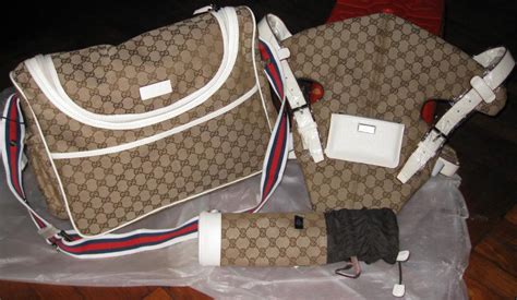 baby racks gucci|authentic Gucci diaper bag.